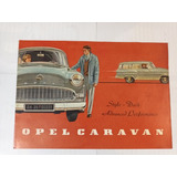 Opel Caravan Folleto Brochure De Epoca .en Caballito