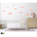 Wallsticker Deco Nubes Bebe Vinilo Autoadhesivo Para Pared