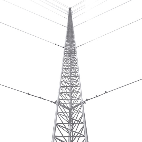 Torre Arriostrada Tz45 Galvanizada Kit Completo Con Retenida