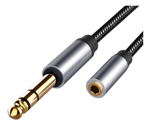 Cable Auxiliar Compacto Plug Play De 6,5 Mm Macho A 3,5 Mm H