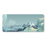 Mousepad Xxl 80x30cm Cod.079 Paisaje Montañas 