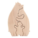 Adorno De Madera Con Diseño De Animales En Forma De Abrazo,