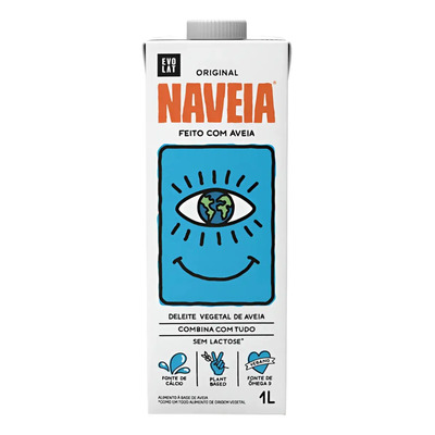 Leche Vegetal de Avena Naveia Original 1l Sin Lactosa Sin Gluten Fuente de Calcio | MercadoLibre