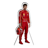 Figura Coroplast Charles Leclerc Tamaño Real Ferrari F1 2024
