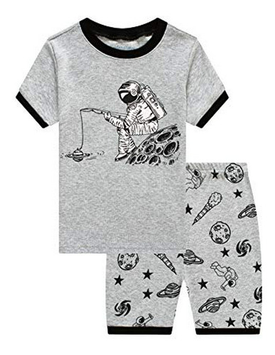 Family Feeling Shark Little Boys Shorts Set Pijamas Ropa De 