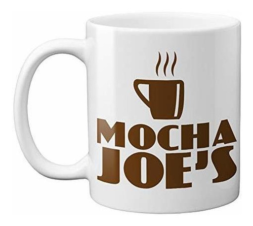 Cafetería Mocha Joe's - Caf Latte Cappuccino 11 Oz. Taza
