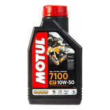 Aceite Motul 7100 Ester 4t 10w-50 100% Sintetico 1lt -fas