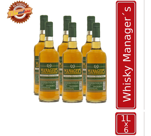Whisky Venezolano Manager´s X 6 - mL a $33