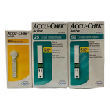 Kit Active 75 Tiras Y 25 Lancetas Accu-chek