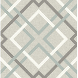 Brewster 2904-22649 Saltire - Papel Tapiz Geomtrico Gris Top