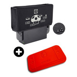 Capa Antipoeira P/ Nintendo Switch / Oled + Case Vermelha