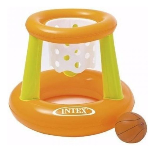 Cesta De Basquete Flutuante Inflável 67x55cm 58504np - Intex