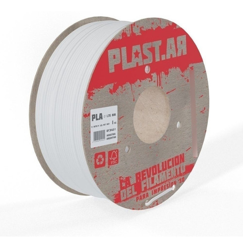Filamento Impresora 3d Plastar Pla 1,75 Nuevo 1 Kg