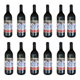 Kit Vinho Tinto Suave Mesa Santa Felicidade Com 12 Unidades 