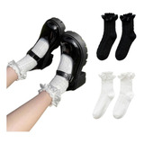 Sapato Boneca Mary Janes Punk Lolita Vintage Femininos Kit 3