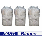 Trapo Limpieza Industrial - Blanco 70% Algodón 30 Kg