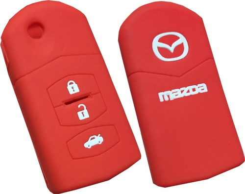 Funda Silicon Llave Espada 3 Botones Mazda 2011 2012 2013