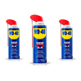 Kit 3 Wd-40 Desengripante 500ml Flextop Lubrifica Multiuso