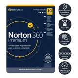 Antivirus  Norton 360 Premium 2024 - 75gb -  1 Ano  10 Disp 