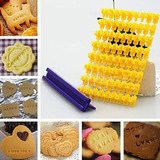 Régua Carimbo Molde Para Biscoitos De Letras E Números
