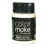 Tinta Facial Color Make Liquida Profissional 80ml Branco
