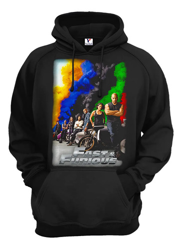 Sudadera Rápidos Y Furiosos, Unisex Capucha Y Cangurera 02