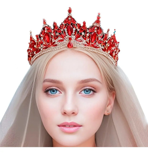 Increible Tiara Corona Boda Xv Años Novia Certamen Reina  | Meses sin interés