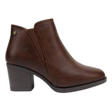 Botin Formal De Mujer Taco Bajo Y32 Yasna