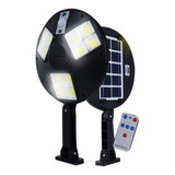 Lampara Led 20w Panel Solar Recargable Proteccion Ip65