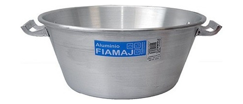 Fuenton Lebrillo Aluminio Asas 50cm Reforzado Gastronomico!