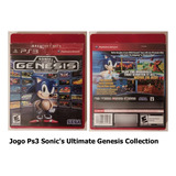 Jogo Ps3 Sonic´s Ultimate Genesis Collection - Mídia Física 