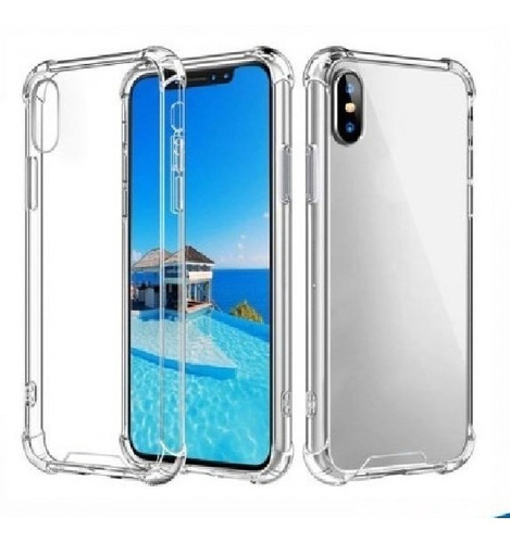 Funda Antishock Transparente Reforzada  Para iPhone X / Xs