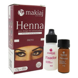 6 Henna Preta Makiaj Sobrancelha +rendimento Atacado Revenda