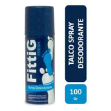 Talco Desodorante Refrescante Para Pies Fittig 100 Gr Spray