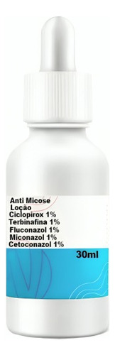 Anti.micose Gotas Ciclopirox+terbinafina+fluconazol. 30ml