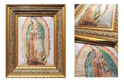 Cuadro Gobelino  52*42 Cm Virgen De Guadalupe