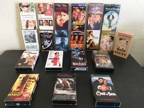 Lote #1, Veinte Peliculas Vhs Coleccionables, Vintage