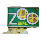 Juego Loteria Didactica Zoo Juguete Antiguo Marca Mundial 