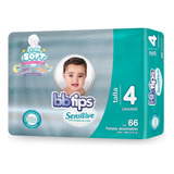 Pañales Bbtips Sensitive Etapa 4 Unisex G