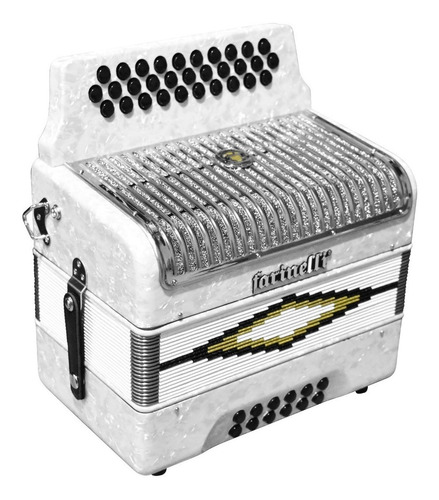 Acordeon Botones Fa Blanco 3012 Farinelli Premium 3012faw1hg