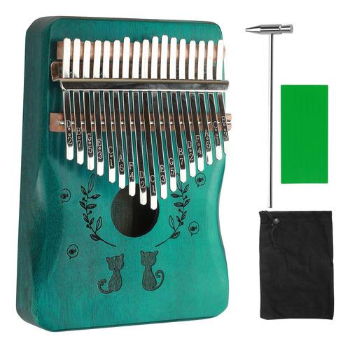 Kalimba Piano De Pulgar De 17 Teclas De Madera Marimba ...