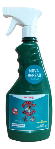 Mata Mosca Killer 500ml Inseticida E Formicida Pronto P/ Uso