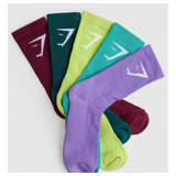 Crew Socks Pack De 5 Calcetines Gymshark 100% Original