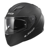 Casco Para Moto Integral Ls2 Stream Evo Ff320  Matt Black Solid Talle S 