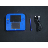 Nintendo 2ds Azul Con Detalle Pantalla Sup