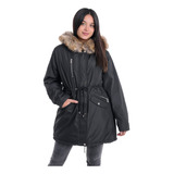 Campera Parka Importada Mujer Impermeable Reversible