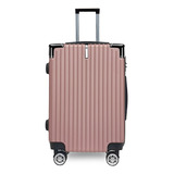 Maleta Rígida 4 Ruedas Viaje Vacaciones Grande Con Candado Color Rosa 267