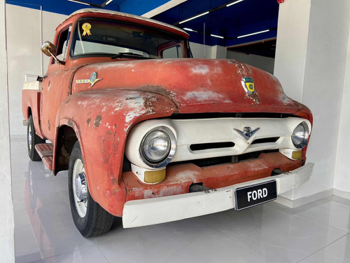 Ford F100 Ano 1961 V8 272 Vermelha