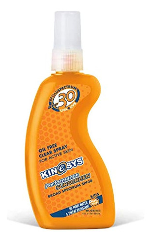 Kinesys Spf 30 Niños Bloqueador Solar Spray Alcohólico Un So