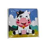 Rompecabezas Vaca De Madera 5 Piezas Cubeta Toys Mt08897